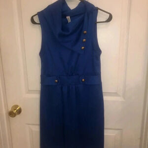 Pink owl women’s dress blue